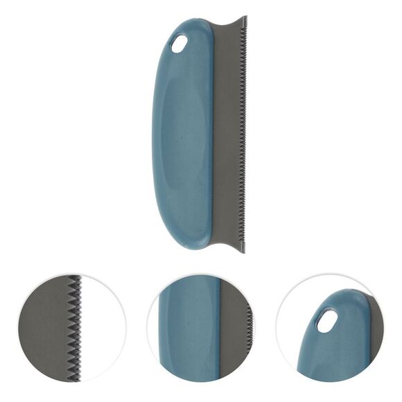 Scraper Rake Pet Hair Remover Blue - Picture 3 of 6